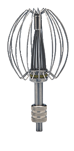 STANDARD WHISK L 10 WITH WIRES Ø 2 MM IN STAINLESS STEEL FOR MIXER MOD. 22/B