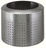 cestello centrifugo completo in acciaio inox per CTP-CTV