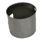 cilindro copri-abrasivo in acciaio inox