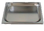 tray H 20 mm for column and trolley in stainless steel